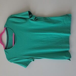 Talbots Vibrant Green Cotton Tee